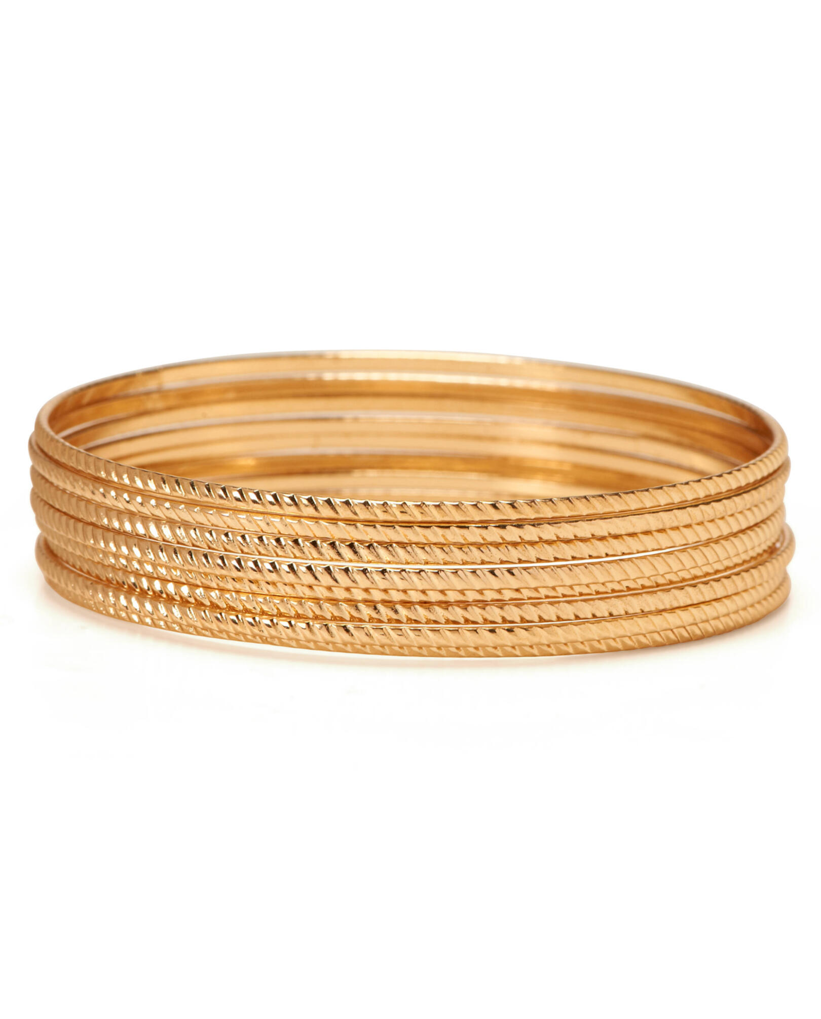 Gold Omni Bangle Set
