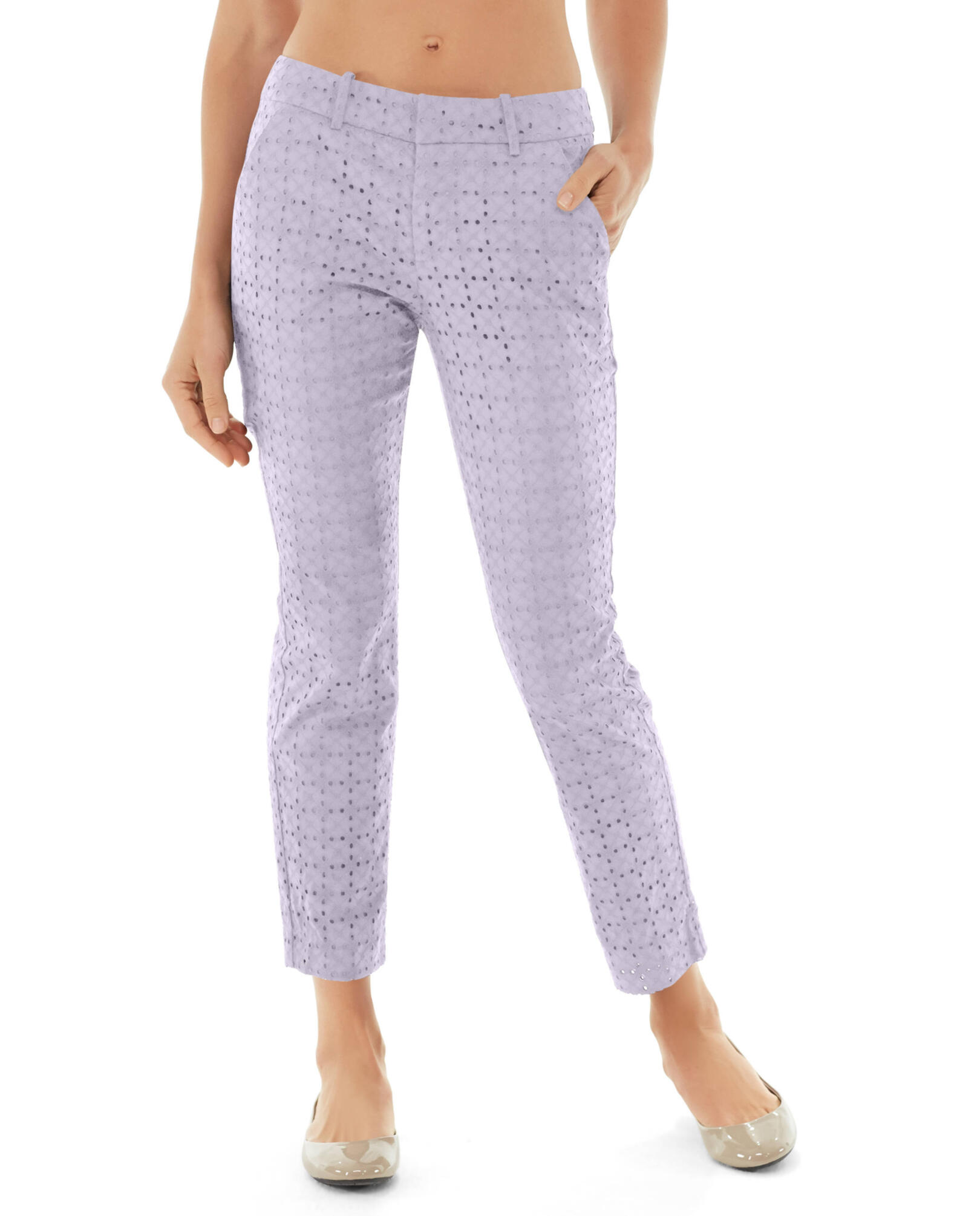 Bella Eyelet Capris